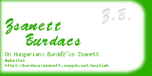 zsanett burdacs business card